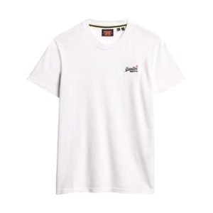 CHOLLO: Superdry Essential Contrast EMB tee T-Shirt, Optic, M Men’s con oferta