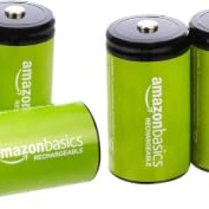 DESCUENTO: Amazon Basics – Paquete de 8 Pilas Recargables D NiMH, 10000 mAh, Recargables hasta 1000 Veces, precargadas al mejor precio