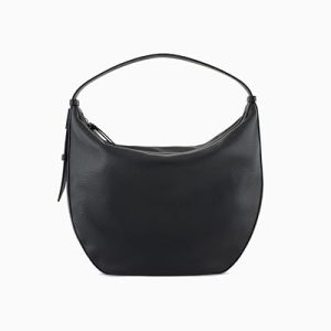 OFERTA: Armani Exchange Susy para mujer, sostenible, cierre de cremallera, suave hobo, negro, Negro, talla única | Oferta Amazon