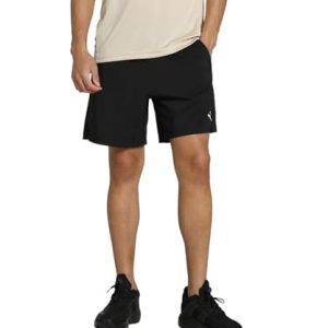 OPORTUNIDAD: Puma M TAD Essentials 7″ Woven Short, Pantalones Cortos Tejidos Unisex Adulto, Puma Black, rebajado hoy