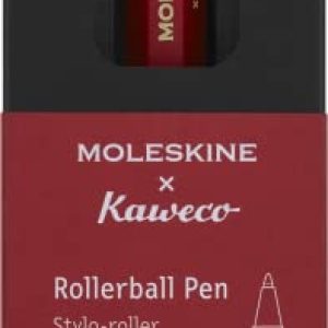 REBAJADO: Moleskine x Kaweco Bolígrafo Rollerball Recargable de Plástico ABS para Escribir y Tomar Notas, Recambio de 0,7 mm con Tinta Negra Incluida, Rojo al mejor precio