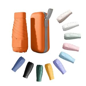 ¡GRAN PRECIO! CBHTMY Paraguas colorido, paraguas pequeño, paraguas de bolsillo, mini paraguas de bolsillo, adecuado para festivales y regalos de cumpleaños. rebajado hoy