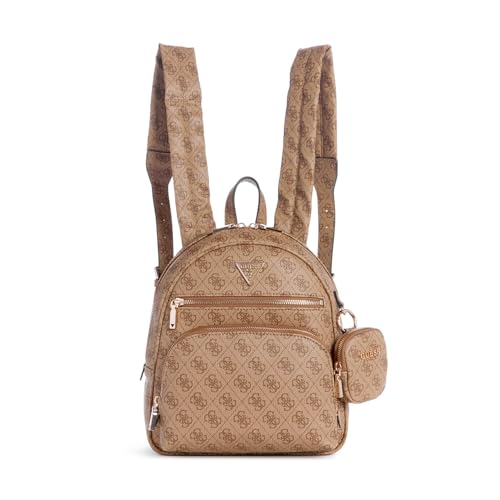 CHOLLO: GUESS Power Play - Mochila para mujer, Logotipo de Latte, Talla única | Oferta Amazon