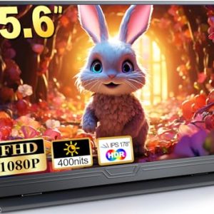 MOMODS Monitor Portátil, Pantalla Portatil 15,6 IPS FHD 1080P HDR FreeSync, Portable Monitor con Mini HDMI , para Portátiles Teléfono PC Xbox PS5 con oferta