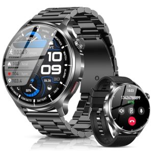 ¡GRAN PRECIO! SLOKSFil Reloj Inteligente Hombre con Llamada, 1000mAh Smartwatch Hombre con 1,52″ HD/110+ Modos Deportes/24/7 Pulsómetro/Sueño/IP68 Impermeable/Podómetro Android iOS rebajado hoy