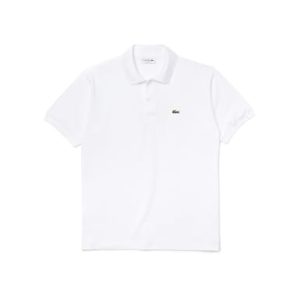 REBAJADO: Lacoste L1212 Camisa Polo, Blanco, XL Hombre rebajado hoy