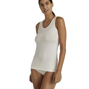 PROMOCIÓN: FALKE Daily ClimaWool Top W S/l SH Lana Lyocell Secado rápido 1 Pieza, Camisola Mujer, Blanco Off-White 2040, L en promoción