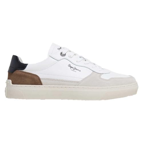TOP VENTAS: Pepe Jeans Zapatillas de Piel Camden Nature Blanco