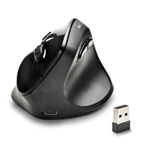 OFERTA: NGS EVO Moksha – Ratón Inalámbrico Vertical Ergonómico, Negro con oferta