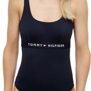 TOP VENTAS: Tommy Hilfiger Traje de baño Mujer One Piece Cut-out, Azul , S rebajado hoy