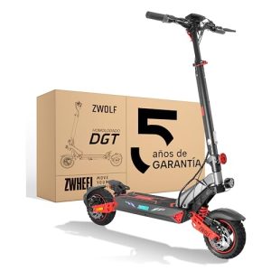REBAJADO: ZWHEEL ZWOLF | Patinete Eléctrico Adultos Homologado con Talleres España al mejor precio
