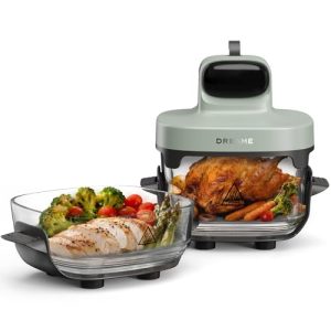 OFERTA: DREAME Tasti, Freidora de Aire Portátil de Vidrio 5 en 1: 2,5 L + 4,5 L rebajado hoy