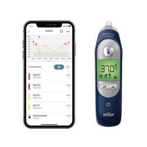 REBAJADO: Braun ThermoScan 7+ connect Termómetro de oído | Tecnología Age Precision