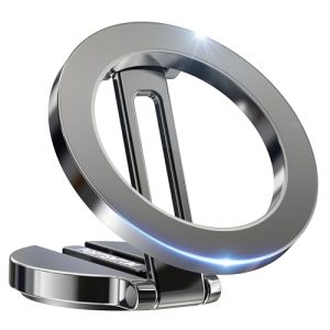 OPORTUNIDAD: PORTENTUM Soporte Movil Coche para Magsafe Plegable – con Potente Iman y Rotación 360° – para Salpicadero Oficina u Otras Superficies – Gris Oscuro rebajado hoy