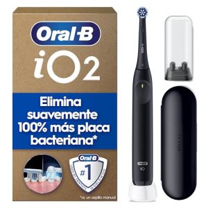 PROMOCIÓN: Oral-B iO 2 Cepillo de Dientes Eléctrico con 1 Cabezal, Negro Noche | Oferta Amazon