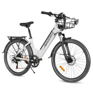 SAMEBIKE Bicicleta Eléctrica Adultos, 26’’ E-Bike con pedaleo asistido Batería 36V 15AH 150KG Carga Máxima, Bici Eléctricas de Montaña para Mujeres Hombres