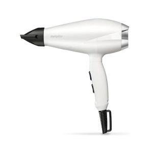 PROMOCIÓN: BaByliss Secador de Pelo Speed Pro 2000 W – Secador profesional, Motor AC, Fabricado en italia, Ligero, Tecnología iónica, Antiencrespamiento, 3 Ajustes de calor y 2 velocidades, Blanco, 6704WE con descuento