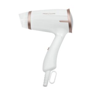OPORTUNIDAD: Proficare HT 3009 – Secador de Pelo de Viaje con Mango Plegable, 1400 W, Blanco