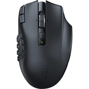 DESCUENTO: Razer Naga V2 HyperSpeed – Ratón Inalámbrico Ergonómico para Juegos MMO, 19 Botones Progables, Hyperspeed, hasta 250 Horas de Duración De La Batería, Sensor Óptico Focus Pro 30K, Negro rebajado hoy