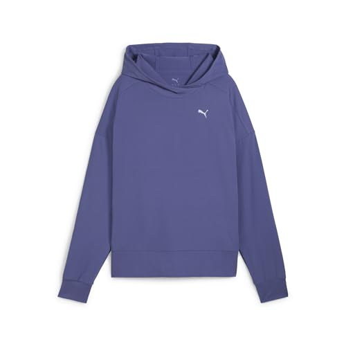 PROMOCIÓN: PUMA CLOUDSPUN Hoodie, Sudaderas con Capucha Mujer, Blue Crystal, M con oferta