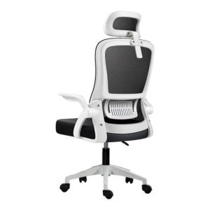 ¡GRAN PRECIO! Silla de Oficina, para Gaming, Escritorio Ergonómica con Reposacabezas, Ajustable y con Soporte Lumbar | Respaldo de Malla Transpirable | Reposabrazos Abatibles de 90° | Giratoria 360° al mejor precio