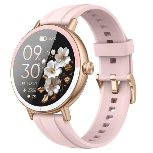 PROMOCIÓN: Reloj Inteligente Mujer, 1.27" HD Smartwatch Mujer con Llamadas , 2026 Smart Watch con Pulsómetro/Monitor de Sueño/Podómetro, IP68 Pulsera Actividad con 110+ Modos Deportivos para Android iOS con oferta