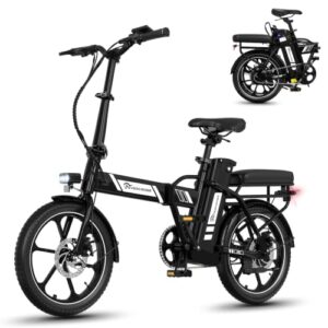 OFERTA: EVERCROSS EK5 Bicicleta eléctrica Plegable,Batería Extraíble Autonomía 80KM en promoción