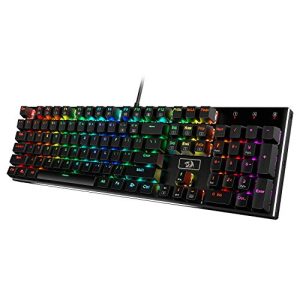 ¡GRAN PRECIO! Redragon K556 Teclado Mecánico Cableado RGB Base Aluminio 104 Teclas rebajado hoy