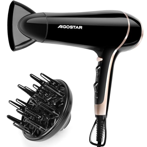 DESCUENTO: Aigostar Secador de Pelo Profesional 2400W Iónico con Difusor para Rizado al mejor precio