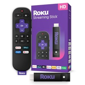 Roku Streaming Stick HD 2025: Dispositivo de transmisión Roku para TV con Control Remoto de Voz, TV Gratis y en Vivo al mejor precio