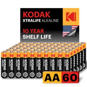 Kodak, AA Pila Alcalina de 1,5 V Lr06 Mn1500 – Vendido por lote de 60 con oferta
