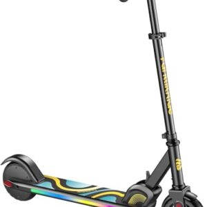 TOP VENTAS: FanttikRide C9 Pro Patinete Eléctrico para Niños, 8/13/16 km/h, Negro | Luces Arcoíris, Alcance 8 km, Pantalla LED, Altura Ajustable, Plegable, para Niños de 120-160 cm, hasta 60 kg rebajado hoy