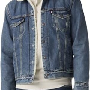 DESCUENTO: Levi’s Hombre Cazadora vaquera Type III Sherpa Trucker forrada, Regular Fit, Azul , S con descuento
