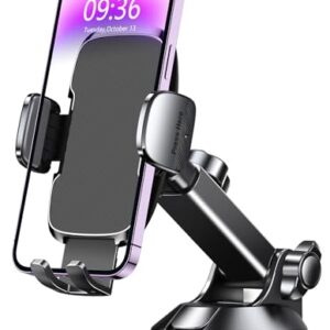 REBAJADO: CIRYCASE Soporte Movil Coche, Suporte Telemovel Carro Universal, Parabrisas & Salpicadero Porta Movil Coche para Teléfonos de 4-7″, Operación Sola Mano & Amigable Manos Libres | Oferta Amazon