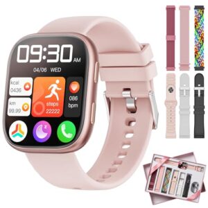 OFERTA: Mingtawn Reloj Inteligente Mujer con 7 Correas, 1.83″ Smartwatch con Llamada, 100+ Modos Deportivos, Monitor Pulsometro/SpO2/Sueño, Relojes Inteligentes para Android iOS rebajado hoy