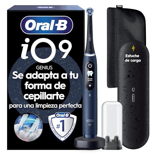 DESCUENTO: Oral-B iO 9 Cepillo de Dientes Eléctrico con 1 Cabezal, Azul Zafiro al mejor precio