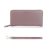 FuninCrea Cartera grande para mujer con correa extraíble y cremallera, monedero largo para mujer, de piel sintética, con 12 compartimentos para tarjetas, A-rosa., 19*10*3.5 cm, Moderno