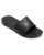 Quiksilver Sandalia Bright Coast para hombre, negro (Solid Black), 44 EU