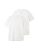 TOM TAILOR Pack de Dos Camisetas de Algodón Con Cuello de Pico Pack de dos camisetas de algodón con cuello de pico, Hombre, Blanco (20000-blanco), L
