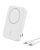 Belkin BoostCharge Pro batería Externa inalámbrica de 8000 mAh con Qi2, Cargador portátil Compatible con MagSafe + Soporte Caballete, iPhone 16, 16 Plus, 16 Pro, 16 Pro MAX, iPhone 15 y Otros, Blanco