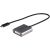 StarTech.com Adaptador USB C a DVI – Conversor de Vídeo USB Tipo C a DVI-D para Monitor/Proyector – Compatible con Thunderbolt 3 – Cable de Conexión de 30cm – Versión Mejorada de CDP2DVI (CDP2DVIEC)