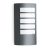 Steinel L 12 S Lámpara de pared para exteriores, en color antracita, sin sensor de movimiento, con un robusto embellecedor de aluminio, portalámparas E27 y consumo máximo de 60 W