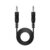 NanoCable 10.24.0101 – Cable audio estereo, JACK 3.5/M-JACK 3.5/M, macho-macho, negro, 1.5mts