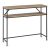 Amazon Basics Consola Rectangular con Estante de Almacenamiento, Estructura de Acero, 30 x 100 x 80 cm (Fondo x Ancho x Alto), Acabado en Roble