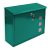 Relaxdays Buzón Exterior Grande, Casillero, Cartas y Revistas, Folletos y Periódicos, Metal, 34,5 x 33 x 10,5 cm, Verde