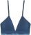 OFERTA: Calvin Klein Sujetador Triangular Mujer Lightly Lined con Logotipo en la Cintura, Azul , M con descuento
