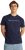 Tommy Jeans Camiseta de Manga Corta Hombre Linear Logo de algodón, Azul (Dark Night Navy), 4XL