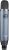 Blue Ember XLR Micrófono condensador para grabación, Podcasting y transmisión, Cápsula cardioide personalizada y Soporte de micrófono – Gris