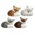 GLSTOY 4 Piezas Modelo Fox De Peluche De Animales De Peluche Decorativos Forma De para Decoración del Hogar De Simulación