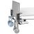 KDD 3 en 1 Soporte Portatil Mesa, Ajustable Almacenamiento Lateral de Escritorio con Organizador de Cables, Colgador de Auriculares, sin Taladrar Soporte Portatil Vertical para Portátil/Auriculares